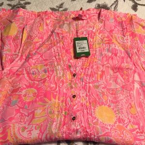 New with Tags attached Lilly Pulitzer linen dress